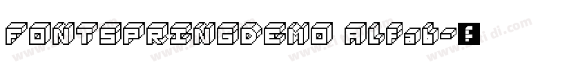 FONTSPRINGDEMO Alfab字体转换